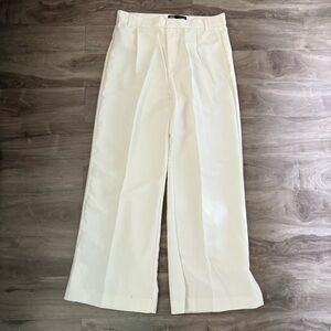 Zara Cream Women's Trousers